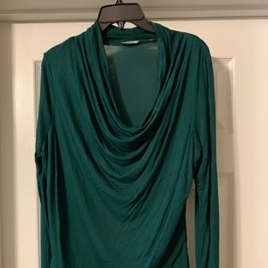 Tahari Green blouse